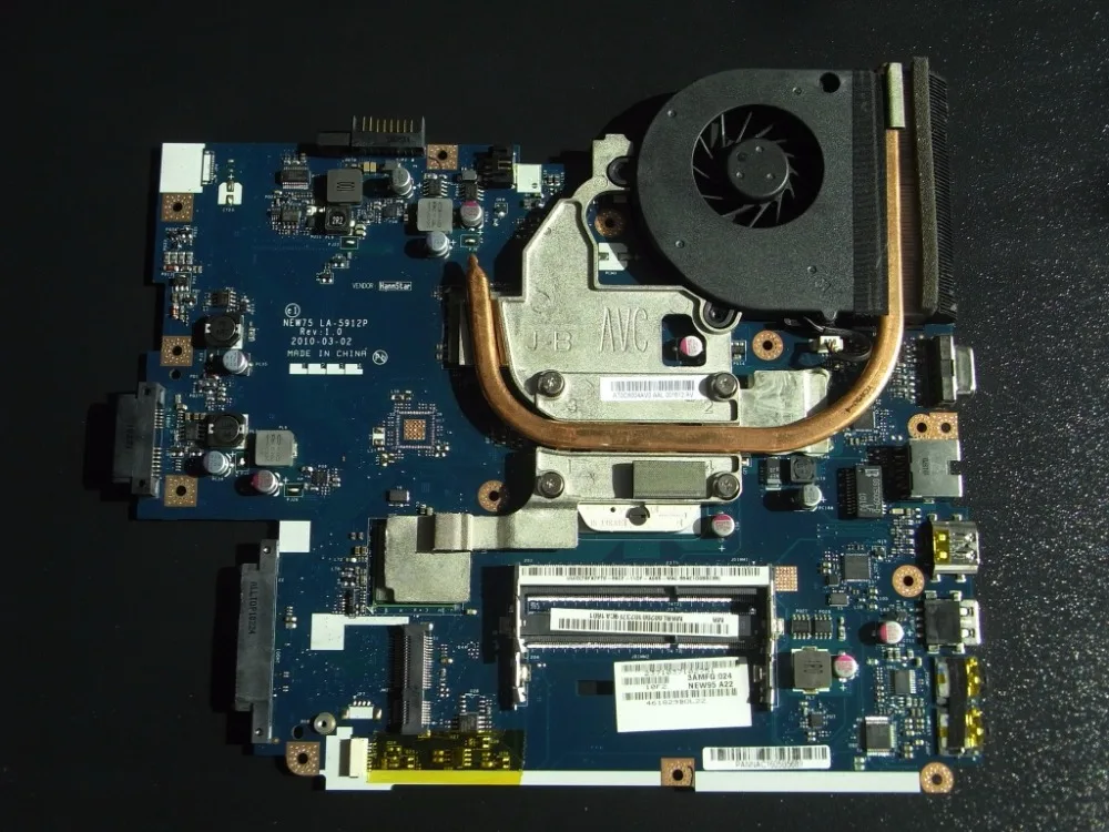 MBBL002001 Motherboard For ACER Aspire 5551 LA 5912P with heatsink instead 5552G LA 5911P compatible and