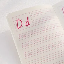 5 шт./компл. нового детского сада на английском языке и выгодно отличается от обычных однотонных вещей Алфавит тетради книги для детей