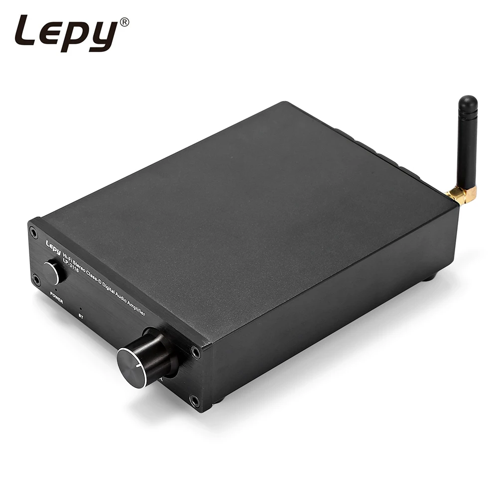 

Lepy LP - 3166 Bluetooth Amplifier 2-channel HiFi Digital Stereo Audio 2-channel design Great performance Bluetooth connection