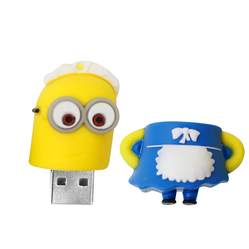 Cartoon minions maid dress USB 2.0 usb flash drives thumb pendrive u disk usb creative memory stick 4GB 8GB 16GB 32GB 64GB Cartoon minions maid dress USB 2.0 usb flash drives thumb pendrive u disk usb creative memory stick 4GB 8GB 16GB 32GB 64GB