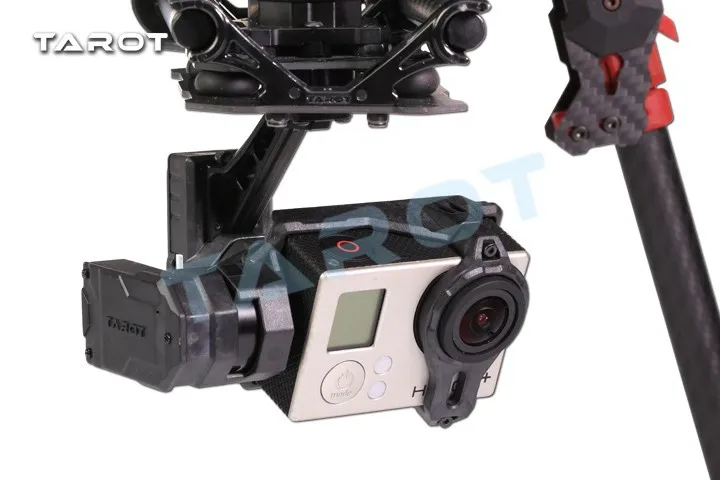 Таро T4-3D двойной амортизатор Gimbal для Gopro Hero4/3+/3 двойной амортизатор Gimbal TL3D02 F17394