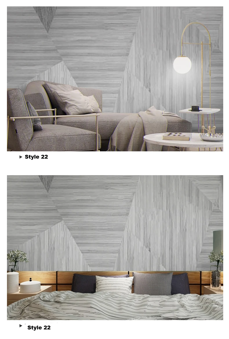 Bacaz золотая линия бетонная текстура Современные Геометрические обои для гостиной диван фон 3d настенные фотообои бумажные наклейки