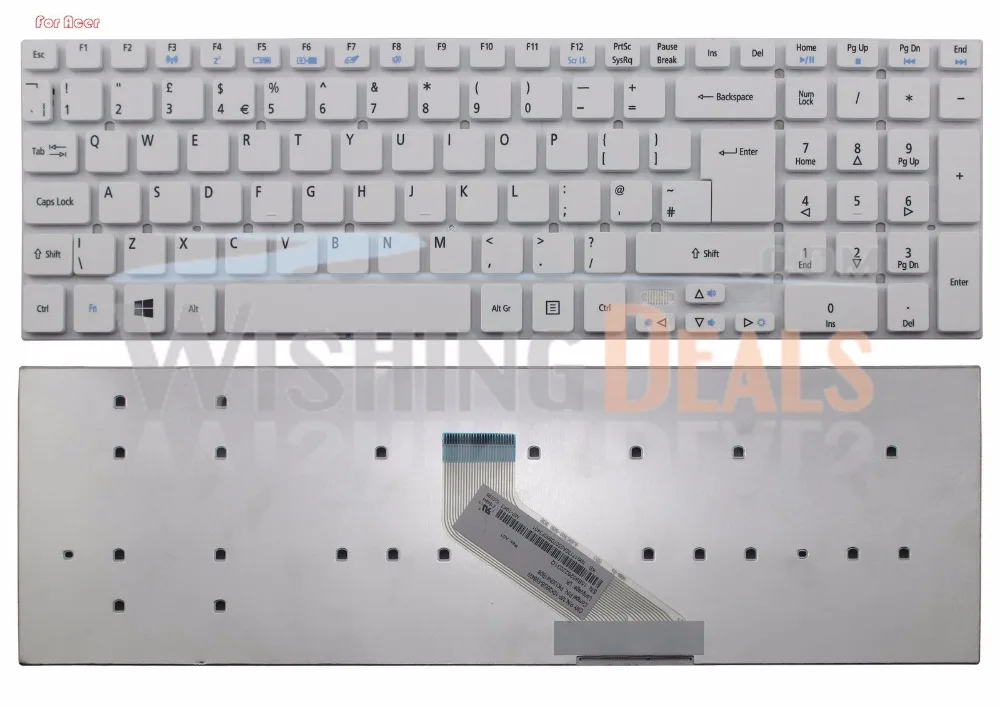 Clavier De Remplacement Acer Neuf Clavier AZERTY Français Original Pour Acer Aspire E1-532 / E1-532G / E1-532P / E1-532PG - Neuf Clavier Remplacement E1-532 Série - Foto 8