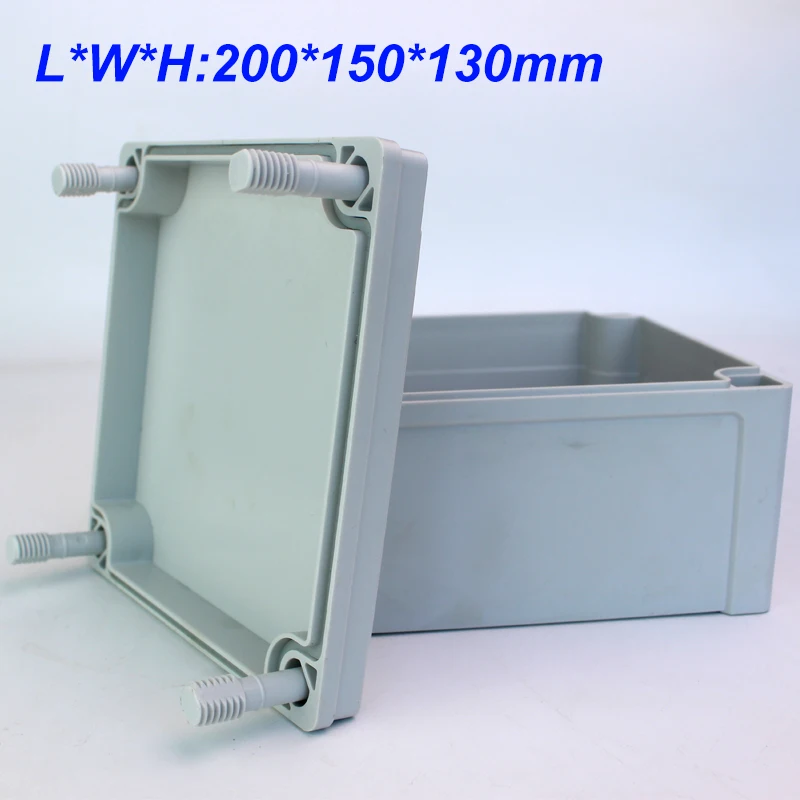 1Pc 200*150*130mm ABS Waterproof Junction Plastic Box Enclosure Project Case DIY Outdoor Electrical Connection box | Обустройство