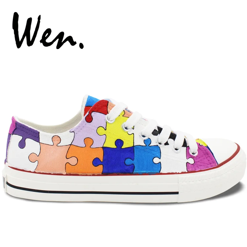 low top canvas shoes