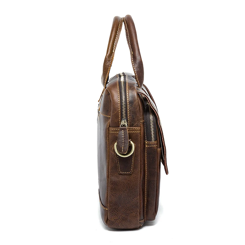 WESTAL Business Men Briefcase Bag Leather Laptop Bag Casual Men Shoulder bags Genuine Leather Bags Male Man Handbags Totes