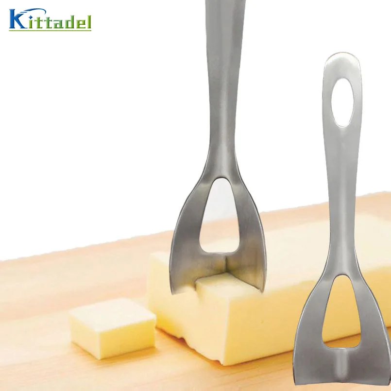 1pcs Food Grade Stainless Steel Cheese Slicer Butter Block Shape Cutter