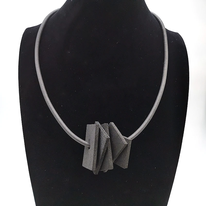 

YD&YDBZ 2019 Short rubber necklaces for women statement necklace sponge soft leather pendants punk style vintage jewelry choker