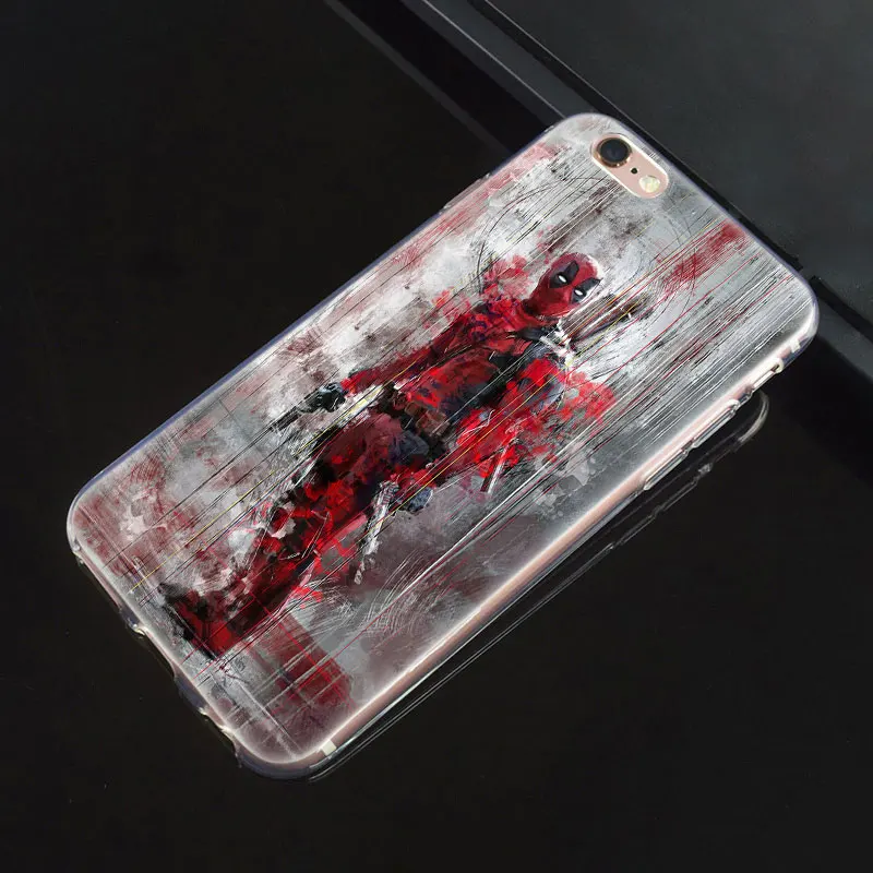 Чехол Hero Deadpool Harley Quinn для iphone XR XS Max 7 8 Plus X 10 5 5SE 5C 6 6S 11 11Pro Sac TPU Fundas чехол для телефона