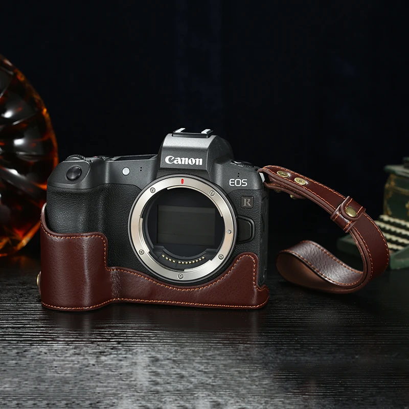 Чехол из натуральной кожи для Фотоаппарата Canon EOS R|Сумки фото-/видеокамеры| |
