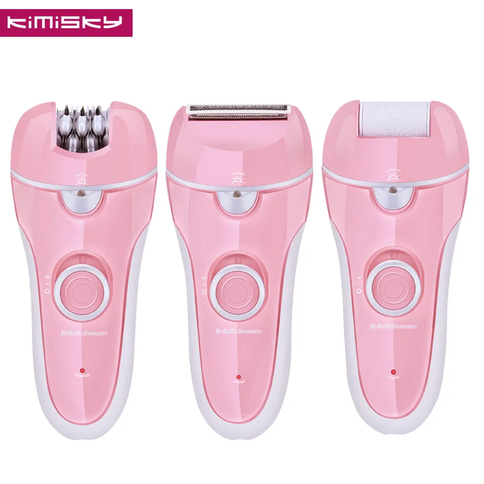 

PINK Washable Multi-functional Recharge Electric FOOT CARE TOOL Pedicure Depilacion Depilation Epilators Depilatories Shaver