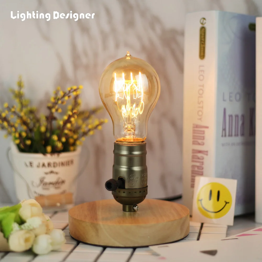Декор лампочки лампы накаливания эдиссона в винтажном стиле лампа 220 V 40 W E27