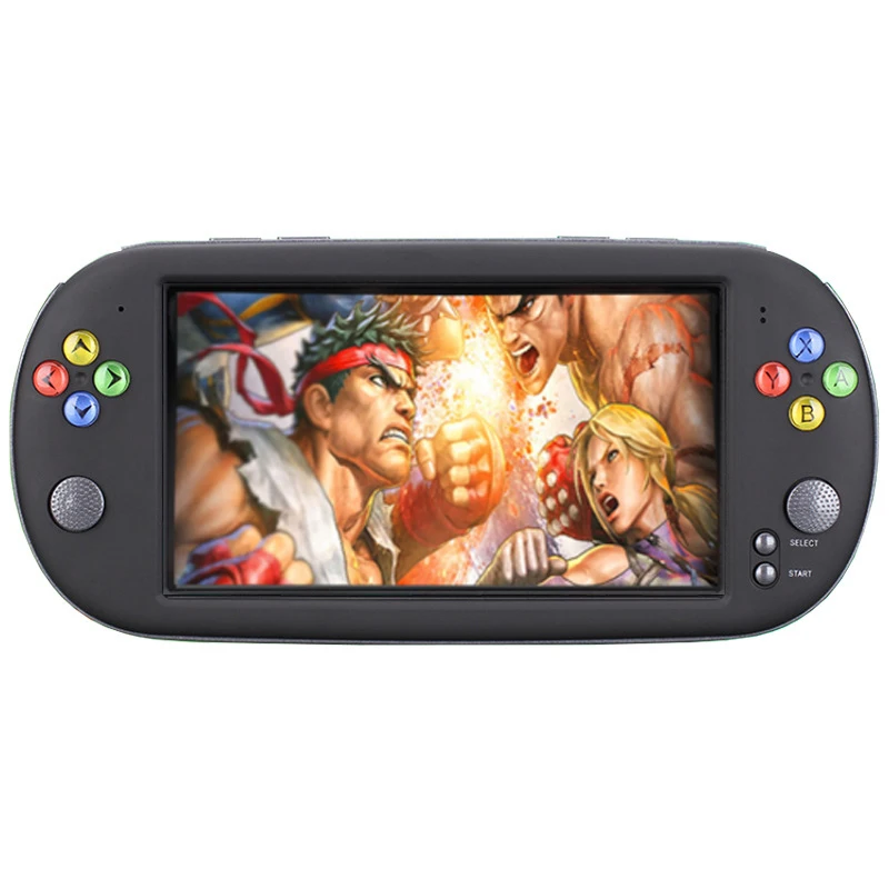 

X16 7inch Screen Handheld Game Video Game Console with Double Rocker For GBA NES Games Support TF Portable Game Console