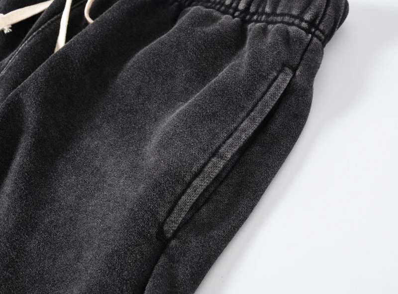 QoolXCWear men Shorts Cotton loose Shorts Vintage-Washed Black Shorts Summer Hip Hop Sweat Shorts Streetwear QoolXCWear men Shorts Cotton loose Shorts Vintage-Washed Black Shorts Summer Hip Hop Sweat Shorts Streetwear