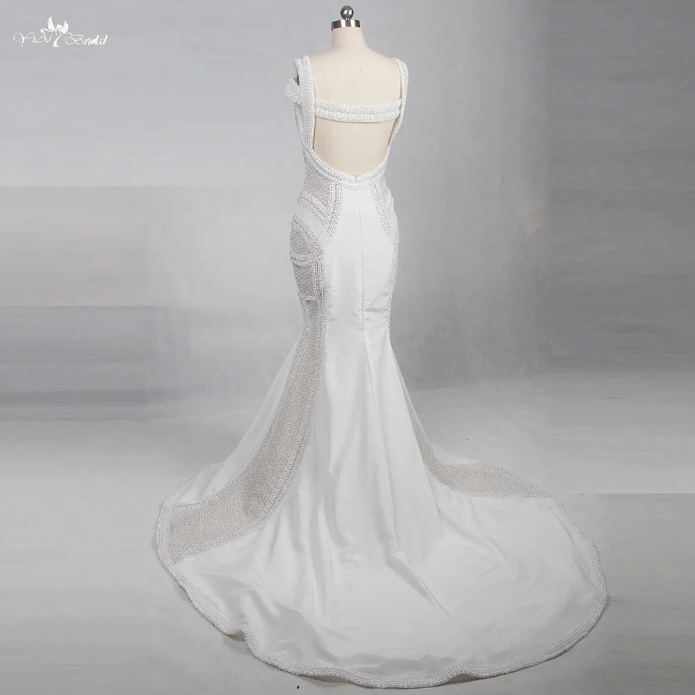 RSW1163 Yiaibridal, высокое качество, для Африки, женское, тяжелое, расшитое бисером и жемчугом, сексуальное свадебное платье, Русалка, Vestidos De Noiva De Luxo