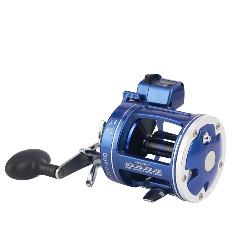 

With Counter Fishing Reel 12BB Ball Bearings Right/Left Baitcasting Reel Carp Fishing Coils Gear 720g carretilha