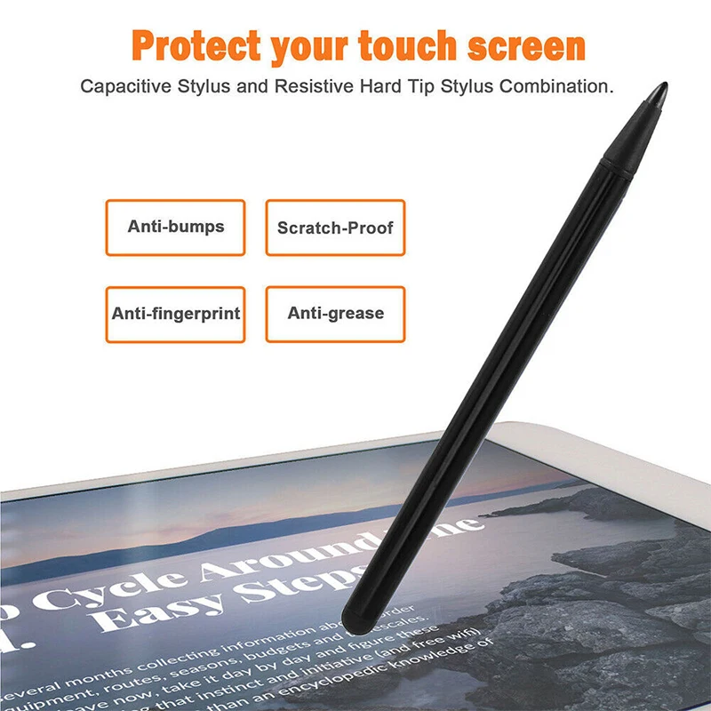 Simple Dual-Use Touch Screen Pen Capacitive Screen Resistive Screen Dual-use Touch Pen Navigation Mobile Phone Universal Stylus