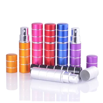 

Portable Refillable Mini Perfume Spray Travel Bottle Aluminum Spray Atomizer Portable Travel Cosmetic Container Perfume Bottle