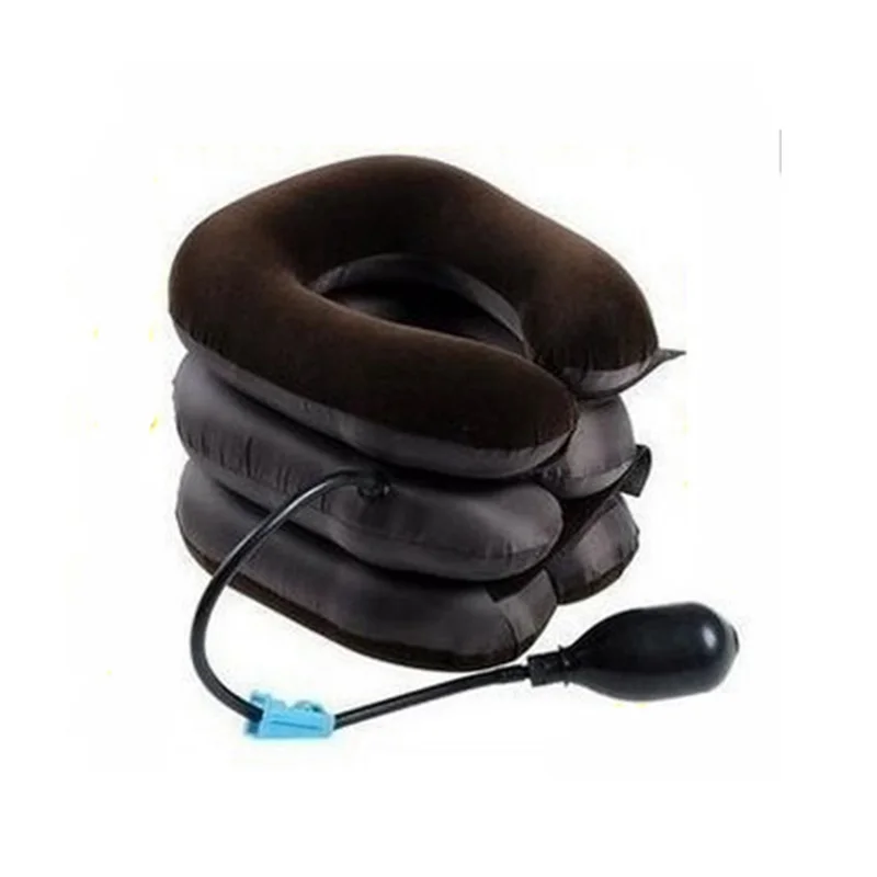 

Free shipping Inflatable Neck Collar Cervical Traction Massage device a half of Velvet Single Tube Neck health care