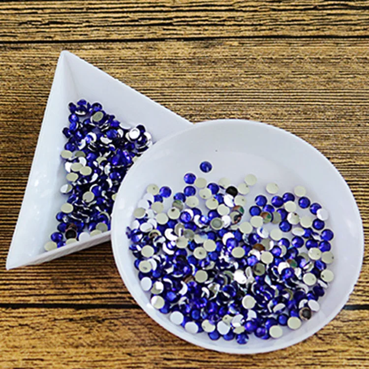 

2Pcs Plastic Triangular Tray Rhinestone Diamond Stotrage Box Plate DIY Tools