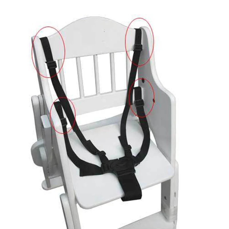 Универсальное Детское 5 точечные ремни безопасности, безопасный ремень для сиденья Ремни для коляски детский стульчик коляска детская коляска ремень крючок