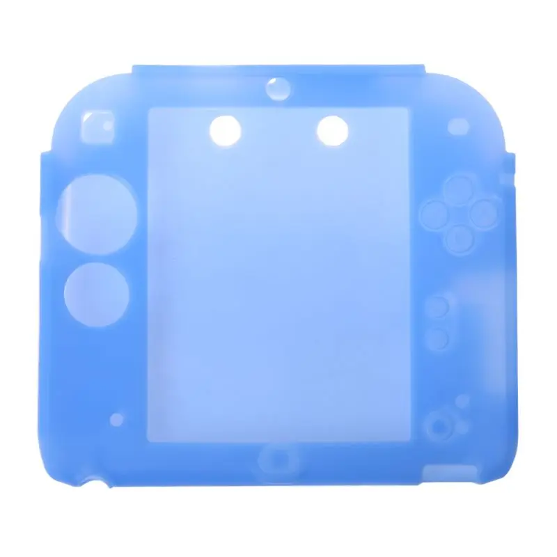 

Protective Cover Case Shell Soft Silicone Skin Anti-Slip Shockproof Accessories for Nintendo 2DS Game Player Handheld Console