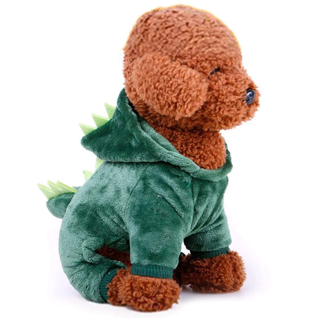 New Fashion Pet Dogs Clothing Four Legged Dinosaur Dog Jackets