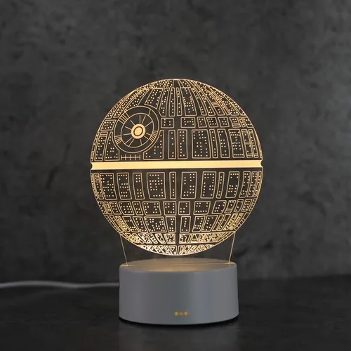 3D светодио дный лампа Декор led Звездные войны свет Сокол Тысячелетия освещение