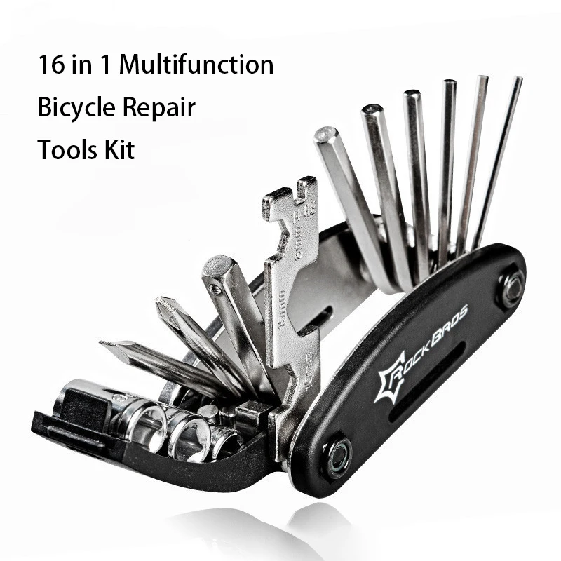 

16 in 1 Bicycle Repair Tools Kit Hex Spoke Cycling Screwdriver Tool MTB Mountain Cycling Bike Repair Set Multifunction Tool