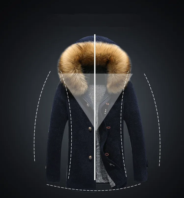 Зимняя новая мужская модная одежда для отдыха с хлопковой подкладкой, толстые парки, мужская куртка с капюшоном, пальто, куртки