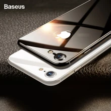 Защитная пленка для задней панели Baseus 0,3 мм 4D для iPhone 8 8 Plus, защитная пленка для задней панели 9H из закаленного стекла с защитой от царапин