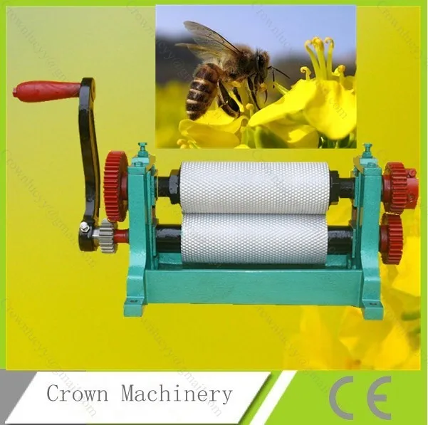 

86*250mm Hand Crank Bee Wax Foundation Sheet Stamper Machine
