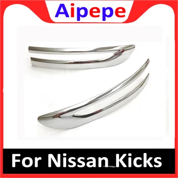 

Car Accessories ABS Chromed Rear View Rearview Mirror Cover Trim Molding for Nissan Kicks 2017 Auto Styling