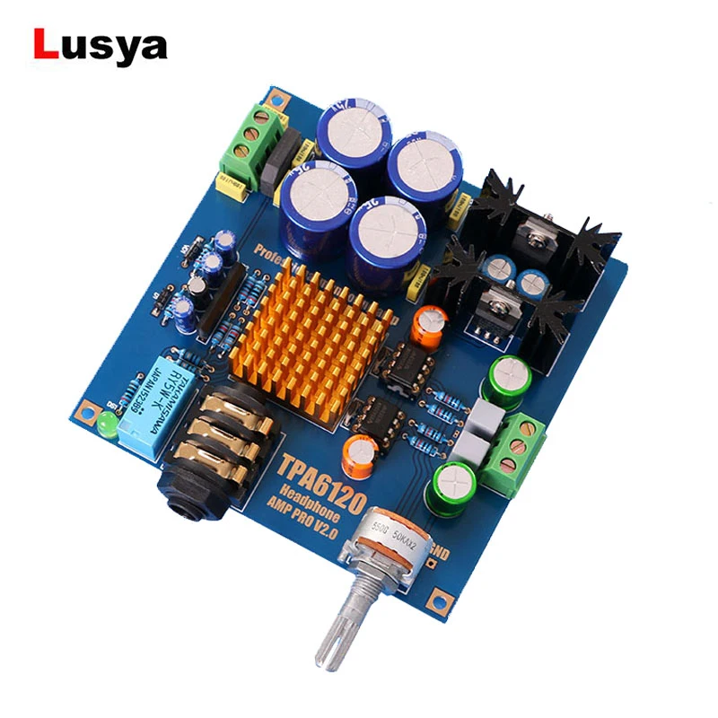 TPA6120A2 Headphone Amplifier Board Ear AMP Amplificador DIY kit / Finished Board A8-011 TPA6120A2 Headphone Amplifier Board Ear AMP Amplificador DIY kit / Finished Board A8-011