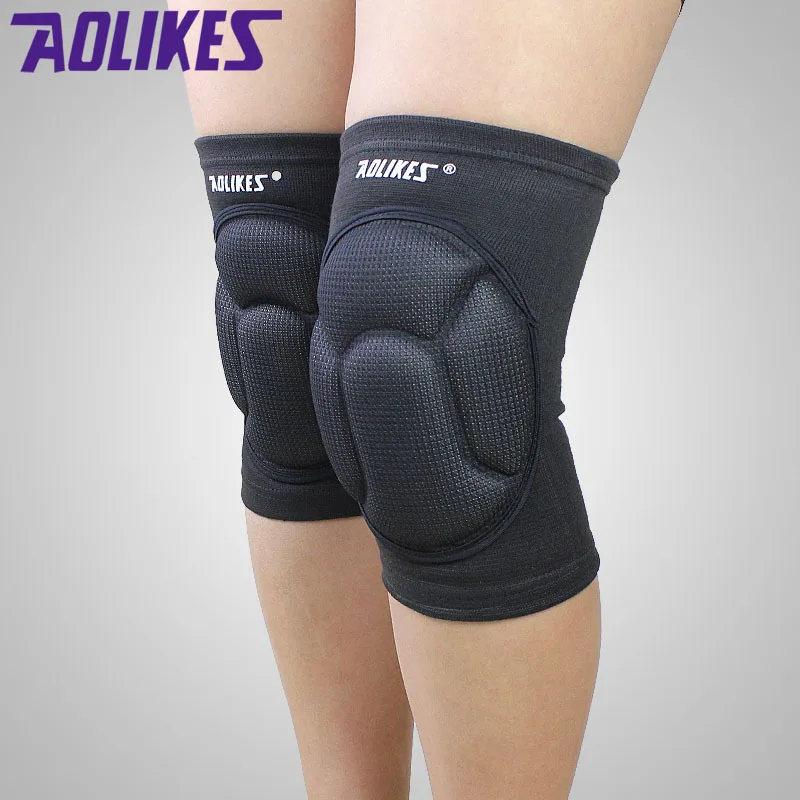 Aolikes 2Pcs Wolfbike Breathable Elastic Knee Pads Football Basketball