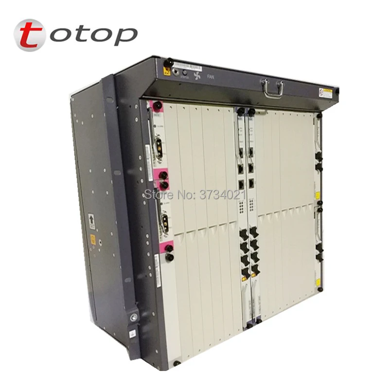 HW MA5680T GPON OLT с шасси + SCUN * 2 + GICF * 2 + PRTE * 2 + GPFD * 2, 1GE 16 Порты с SFP модуль