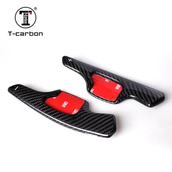 

2pc Carbon Fiber Steering Wheel Shift Paddle Shifter Extension For Ford Taurus Lincoln Mondeo 2016-2018 Car Styling
