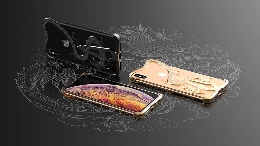 Для iPhone XS Max чехол Роскошный тонкий жесткий металлический алюминиевый сплав Броня защитный бампер чехол для телефона для iPhone XR X задняя крышка