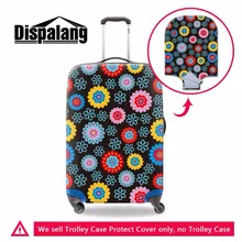 Dispalang Floral Prints Suitcase Protective Covers For Women Fashion Waterproof Travel Luggage Dust Cover For 18-30 Inch Case