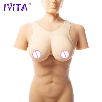 

IVITA 1800g Silicone Breast Forms Fake Boobs For Shemale Transgender Crossdresser Drag Queen Transvestite Realisitc Breast