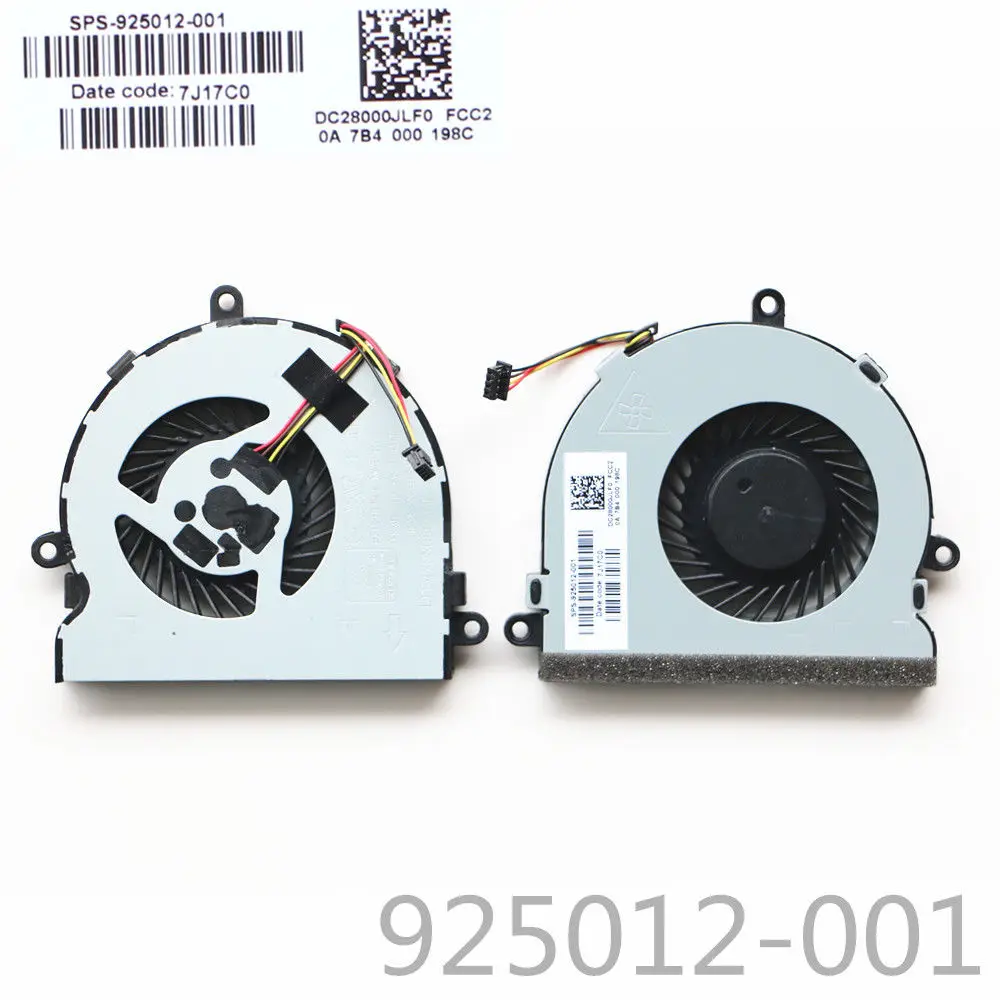 Вентилятор для процессора HP 15-bw 15-Bw015DX 15-bw016dx 15-bw038dx 925012-001 | Компьютеры и офис