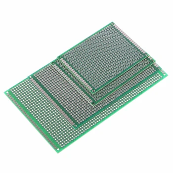 

4 Pcs Double Side DIY Prototype PCB Universal Board Solder Coating 6x8 7x9 8x12 9x15cm Double-Sided PCB Dropship