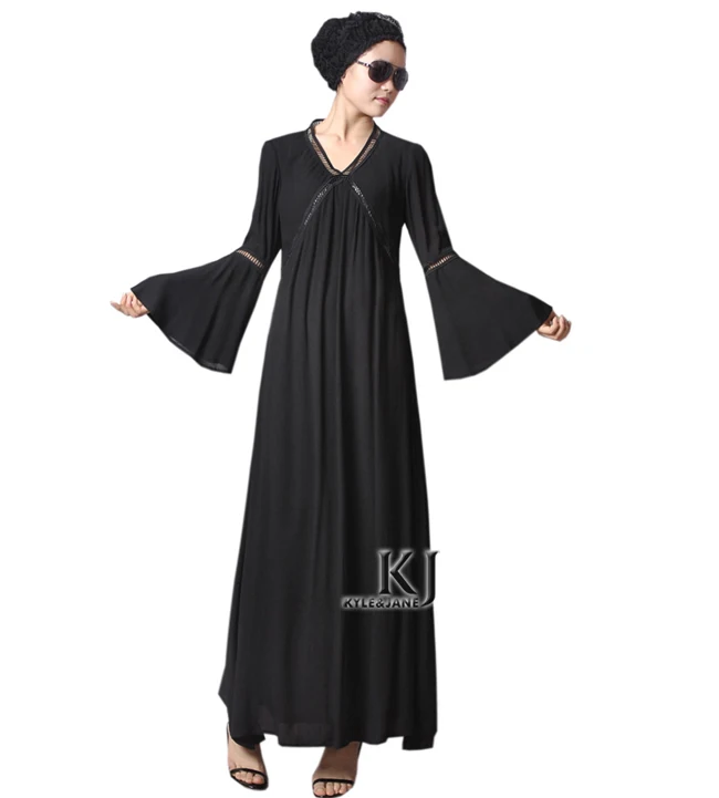 2016New Прибытия Исламская Мусульманский длинное платье для Женщин Малайзии abayas в Дубае Турецкие дамы одежда высокого качества длинное