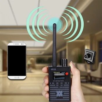 

GPS High-speed 1MHz-8000MHz detect Mobile Anti-Spy wireless Amplification Detector Hidden Signal Detector