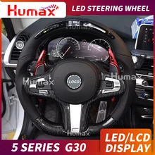 Светодиодный дисплей, руль для 5 серий G30, автомобильный ЖК-дисплей, руль с обновлением данных, светодиодный руль