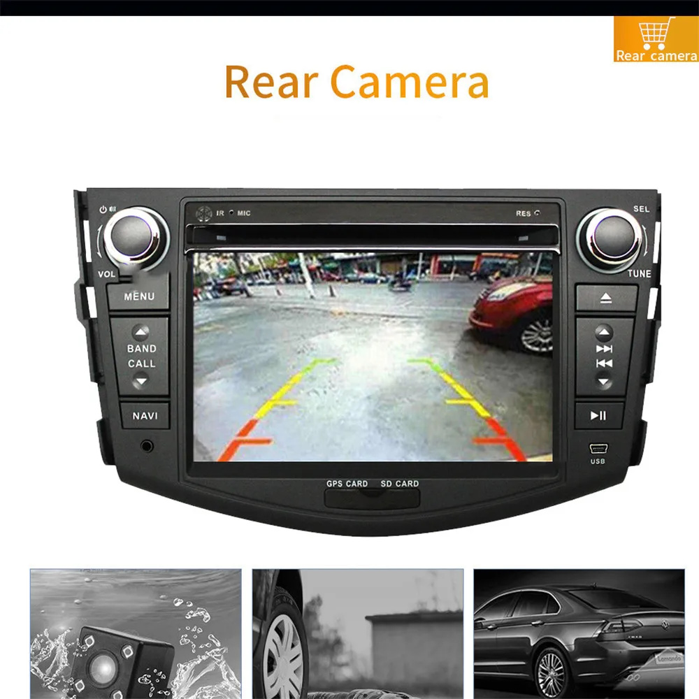 Clearance Android 9.1 Car DVD Multimedia Player For Toyota RAV4 Rav 4 2007 2008 2009 2010 2011 2 Din 1024*600 Car GPS Stereo Radio 15