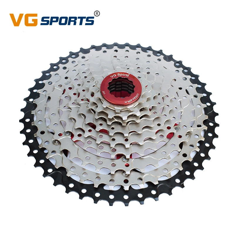 VG sports 11-46 T 9 speed MTB Кассетная велосипедная обгонная муфта Звездочка cdg 36 T 9 S набор звездочек со встроенной трещоткой для горного велосипеда ультралегкий 410g серебристый