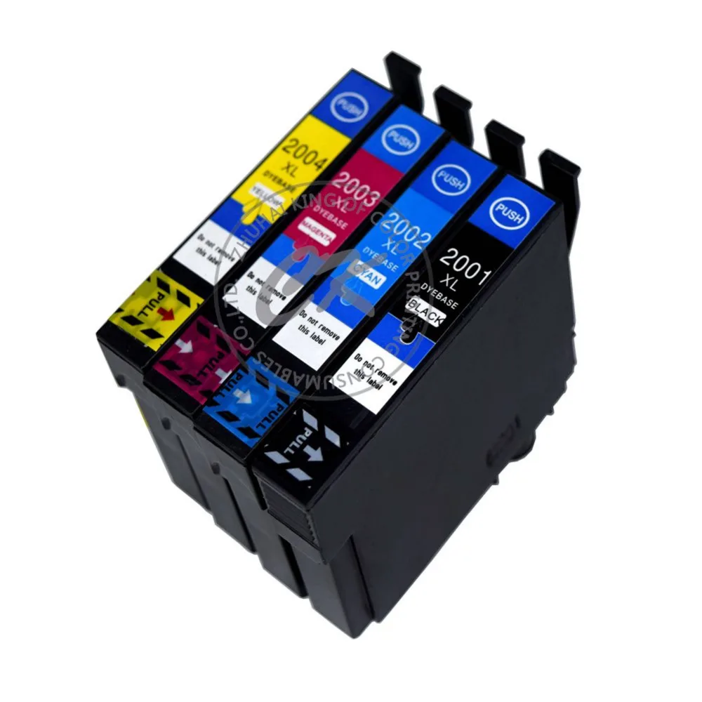 4pcs Ink Cartridge T2004 T2001XL Compatible for Epson WorkForce WF 2630