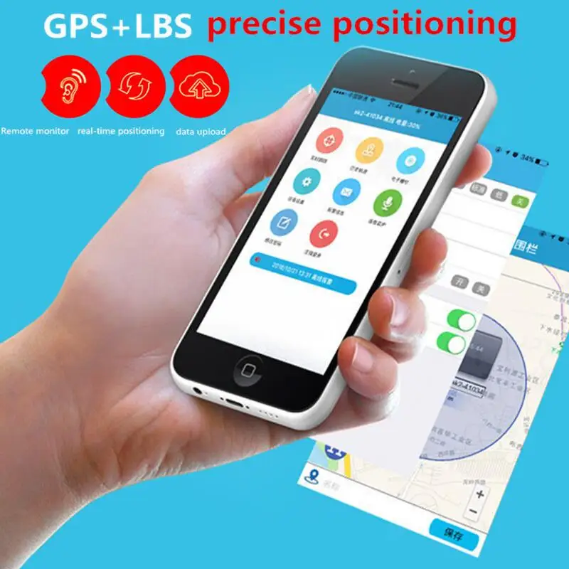 

Portable Black Mini Car GPS Tracker Anti-theft GPS+LBS Positioning Motorcycle GPS Tracker Pet Locator Real Time Tracking Device