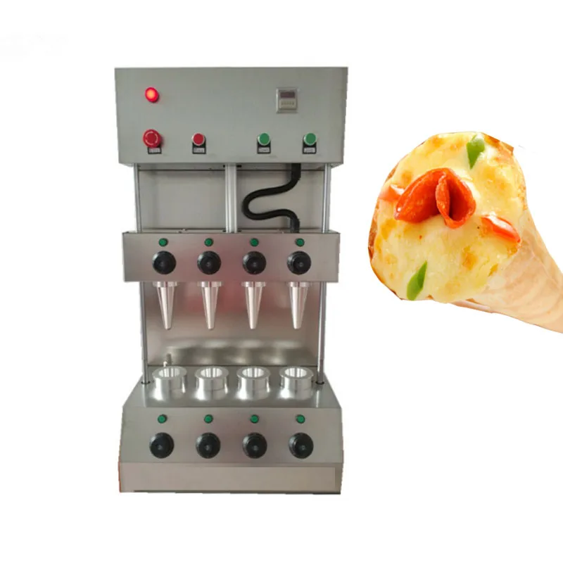 Конусное оборудование для пиццы из нержавеющей стали с 4 конусами|cone pizza machine|machine
